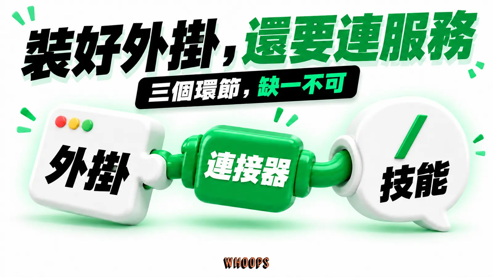 外掛掛入技能、連接器接上服務,對話中的技能入口發起任務