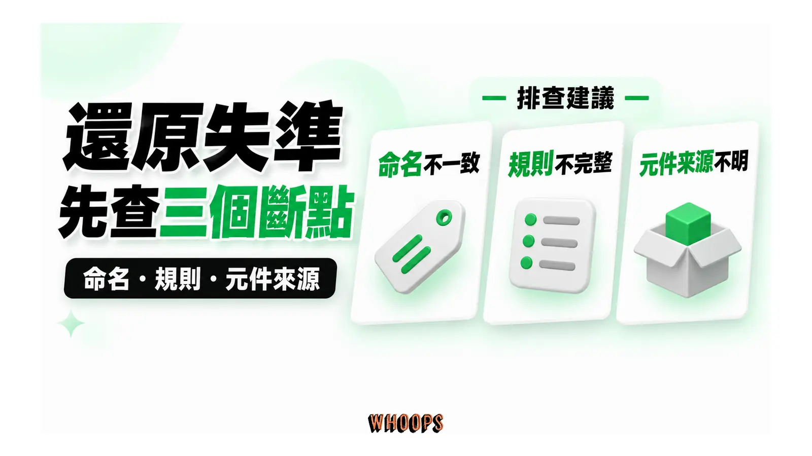 還原失準先查三個斷點圖解：命名・規則・元件來源