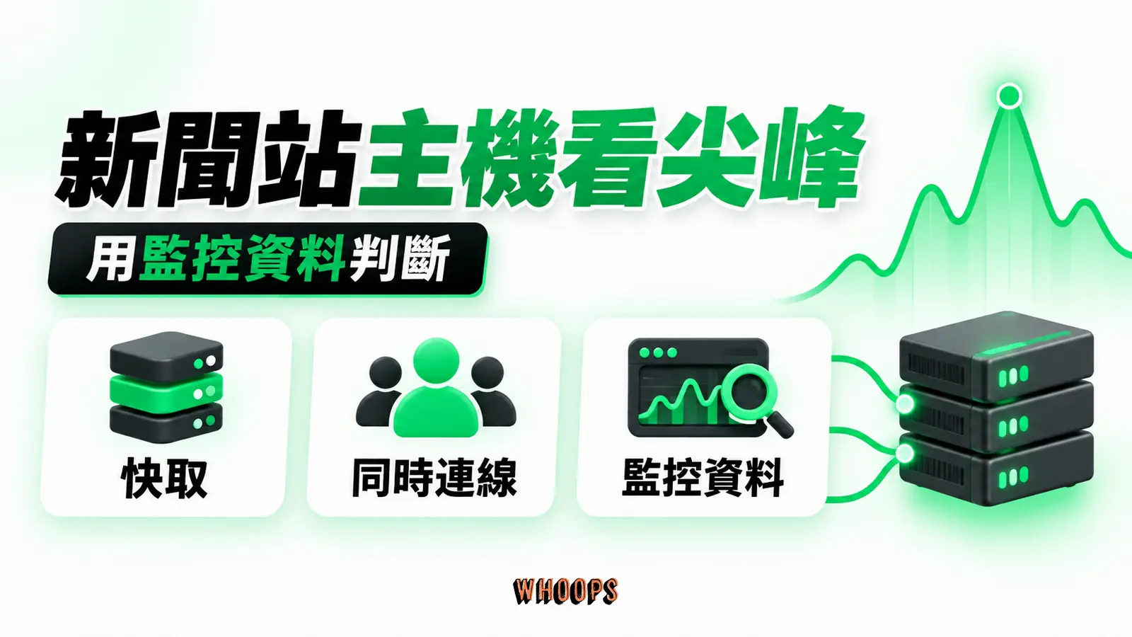 新聞站主機看尖峰：快取、同時連線、監控資料